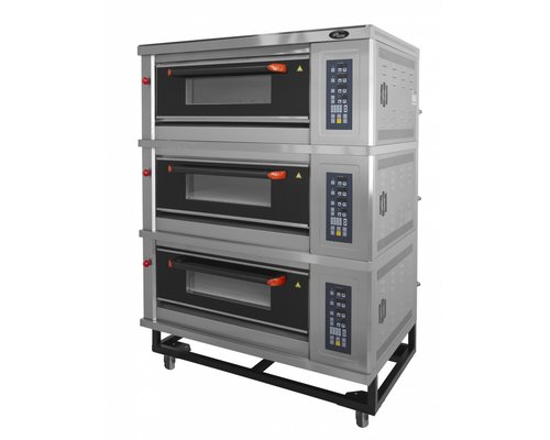 Шкаф пекарский подовый газовый Grill Master ШЖГ/3 (с пароувлажнением)