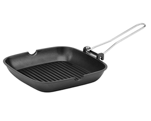 Сковорода-гриль алюминиевая с антипригарным покрытием Paderno