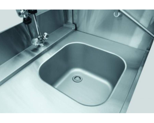 Стол предмоечный СПМП-6-3 (1200х671 мм) душ-стойка, направляющие под 4 кассеты, мойка 400х400х250 мм