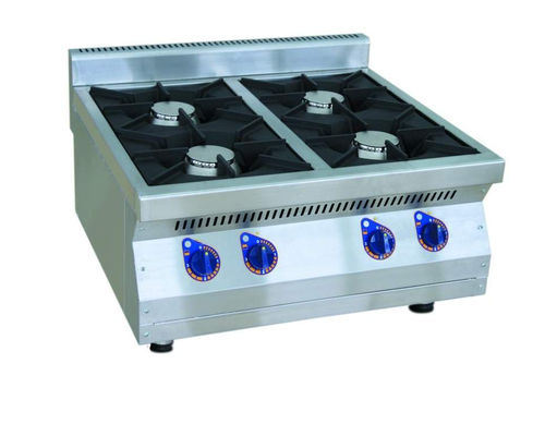 Газовая плита 4-конфорочная Abat ПГК-47Н, нерж