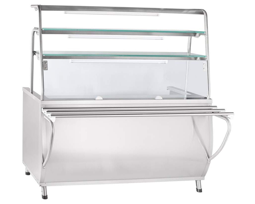 Мармит 1-х блюд ПМЭС-70Т-01 (3 конфорки, 3 полки, подсветка)