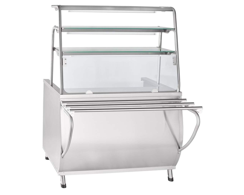 Мармит 1-х блюд ПМЭС-70Т (2 конфорки, 3 полки, подсветка)