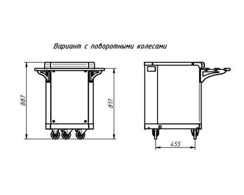 Модуль поворотный Hot-Line МП-45Х (угол внешний)