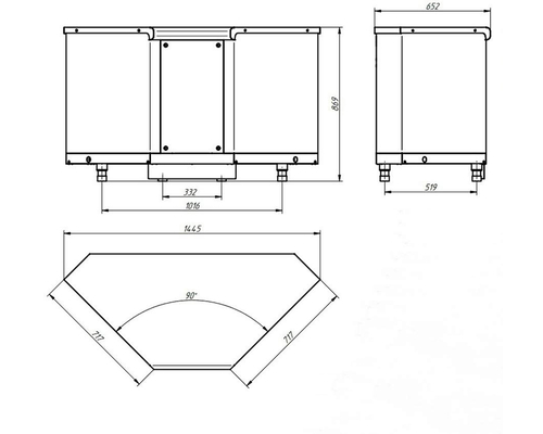Модуль поворотный HOT-LINE МП-90Х-01 (внутренний)