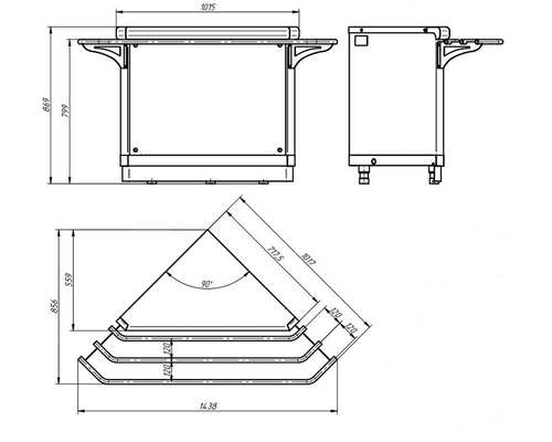 Модуль поворотный HOT-LINE МП-90Х (внешний)