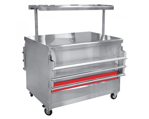 Прилавок для горячих напитков ПГН-70ПМ (полка с подсветкой, откр.)