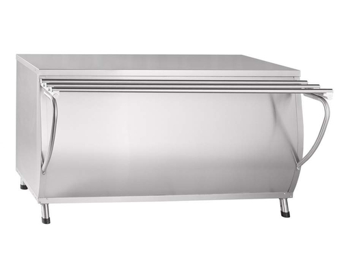 Прилавок для горячих напитков ПГН-70Т-03 (нейтральный стол, без полок)