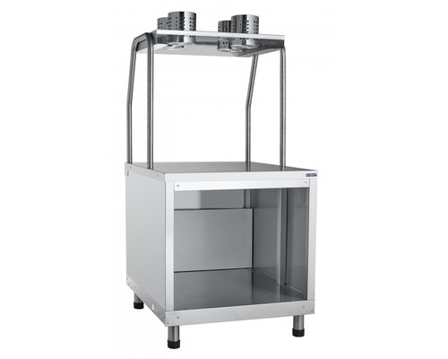 Прилавок для столовых приборов ПСП-70КМ (630 мм., нерж. стаканы)