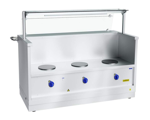 Прилавок-мармит 1-х блюд ПМЭС-70Х-01