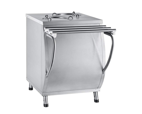 Прилавок ПТЭ-70М-80 для подогрева тарелок (80 тарелок, 2х240 мм., 630 мм., нерж.)