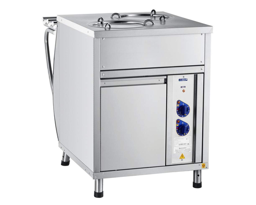 Прилавок ПТЭ-70М-80 для подогрева тарелок (80 тарелок, 2х240 мм., 630 мм., нерж.)