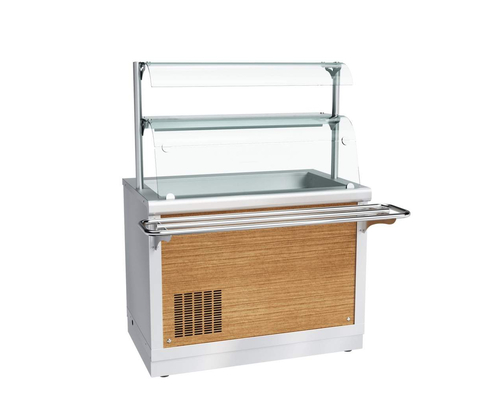 Прилавок-витрина холодильный HOT-LINE ПВВ(Н)-70Х-02-НШ