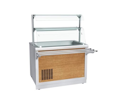 Прилавок-витрина холодильный HOT-LINE ПВВ(Н)-70Х-02-НШ