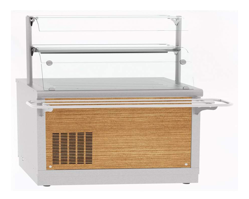 Прилавок-витрина холодильный HOT-LINE ПВВ(Н)-70Х-07-НШ