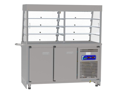 Прилавок-витрина холодильный HOT-LINE ПВВ(Н)-70Х-С-01-ОК