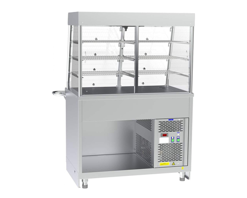 Прилавок-витрина холодильный HOT-LINE ПВВ(Н)-70Х-С-02-НШ