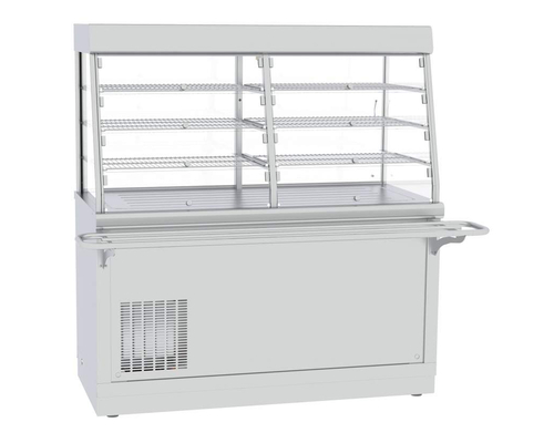 Прилавок-витрина холодильный HOT-LINE ПВВ(Н)-70Х-С-03-НШ