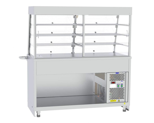 Прилавок-витрина холодильный HOT-LINE ПВВ(Н)-70Х-С-03-НШ