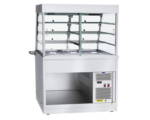 Прилавок-витрина холодильный HOT-LINE ПВВ(Н)-70Х-С-НШ