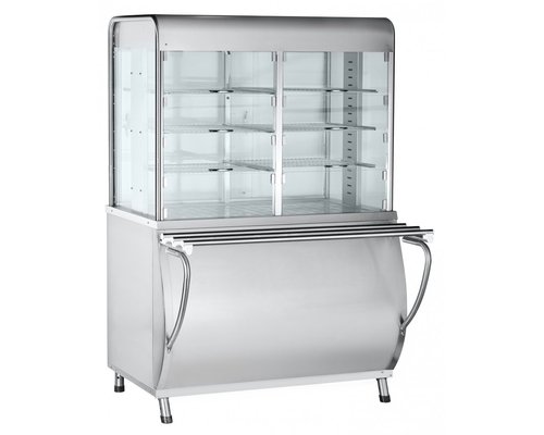 Прилавок-витрина тепловой ПВТ-70М (закрытая витрина)