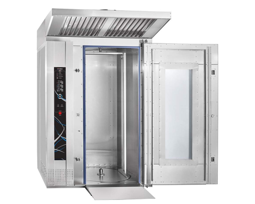 Ротационный пекарский шкаф Abat РПШ-16-2/1Л (с тележкой ТШГ-16-2/1)