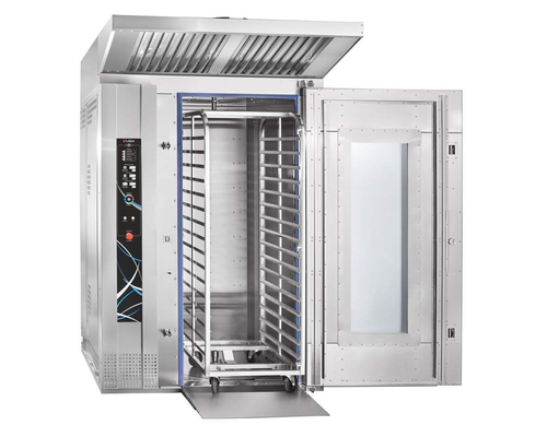 Ротационный пекарский шкаф Abat РПШ-16-2/1М (с тележкой ТШГ-16-01)