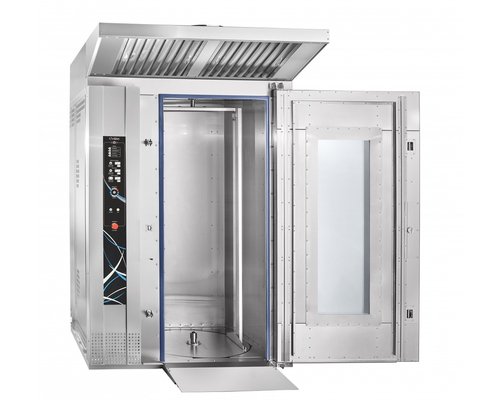 Ротационный пекарский шкаф Abat РПШ-16-2/1М (с тележкой ТШГ-16-2/1)