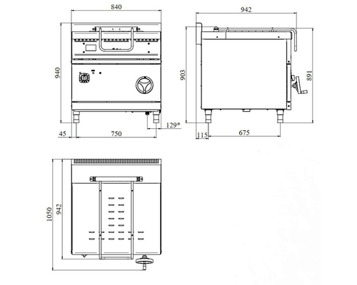 Сковорода Abat ЭСК-90-0,27-40-Ч