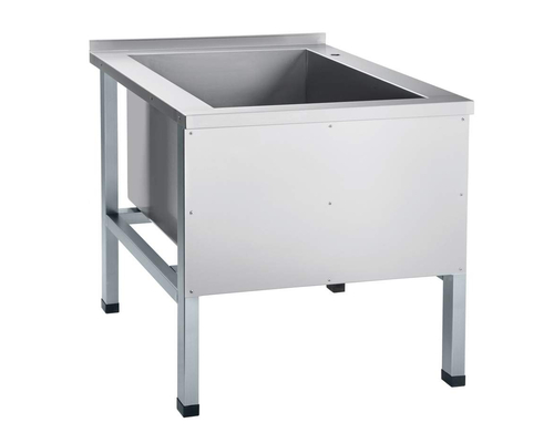 Ванна котломоечная 1-секц. ВМП-7-1 (мойка 604х600х500 мм) вся нерж.