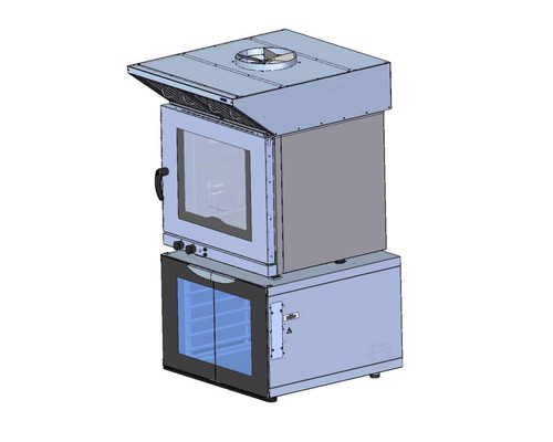 Зонт вытяжной встраиваемый Abat ЗВВ-6-6/4П-01 с пароконденсатором