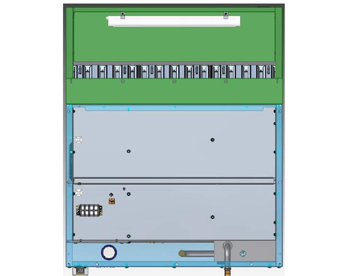 Зонт вытяжной встраиваемый Abat ЗВВ-800П с пароконденсатором