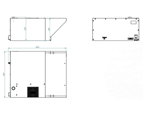 Зонт вытяжной встраиваемый Abat ЗВВ-800П с пароконденсатором