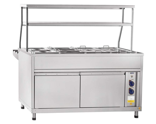 Электрический мармит Abat ЭМК-70КМШ (с подогреваемым шкафом)