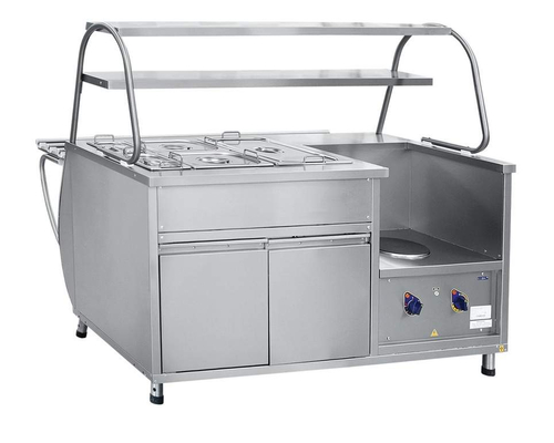 Мармит 1-х и 2-х блюд ЭМК-70МУ (паровой, с г/е)