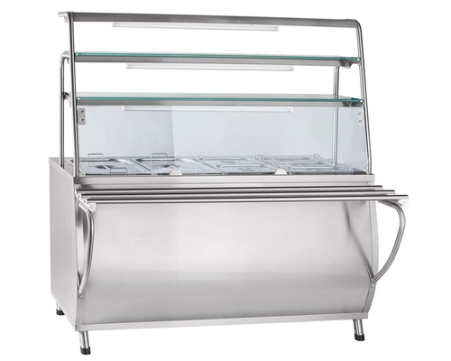 Мармит 2-х блюд ЭМК-70Т-01 паровой (3 полки, подсветка, с г/е)