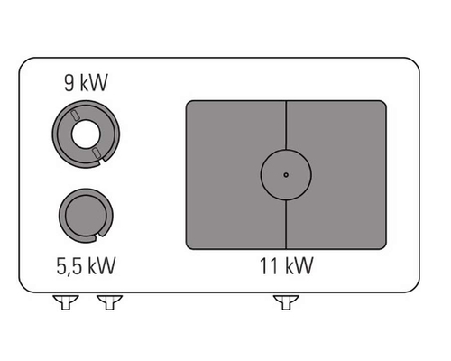 Плита газовая комбинированная 900 серии Tecnoinox PCPG12FG9