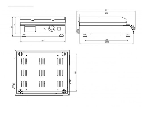 Поверхность жарочная Grill Master ПЖ/К (гладкая)