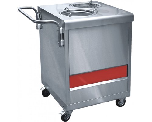 Прилавок ПТЭ-70КМ(П)-80 для подогрева тарелок (80 шт, 2х240 мм)