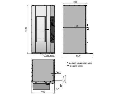 Шкаф расстоечный тепловой Abat ШРТ-18М