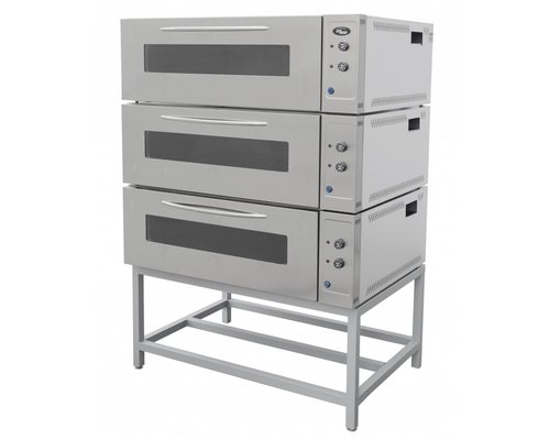 Шкаф жарочно-пекарский ШжЭ/3 (секционный, н/сталь, бкн)