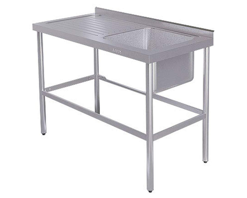 Ванна моечная цельнотянутая ВСМЦС-С-1П.500.400-1200.600-1-02 (ВСМЦ-1/1200 с левым столом)