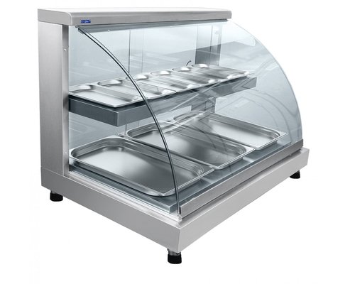 Витрина тепловая настольная Abat ВТН-70 (GN 1/1-3 шт., GN 1/3-5 шт.)