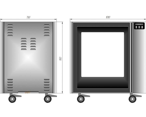 Витрина тепловая ВГТЭ для конвекционного гриля