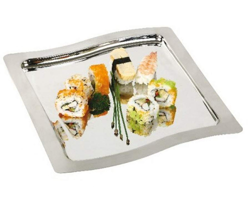 Блюдо металлическое квадратное APS 35733