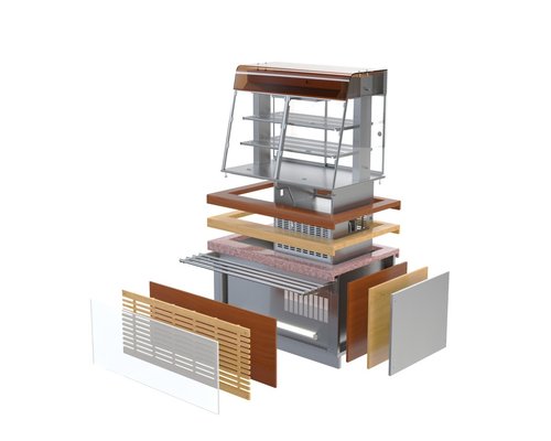 Холодильная витрина Регата ХВ-1500-1670-02