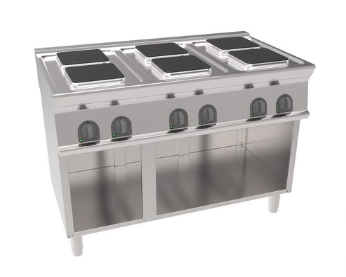 Плита 6-конфорочная 900 серии Tecnoinox PC12FE9