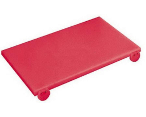 Доска разделочная с упорами Paderno 53x32,5 см (красная)