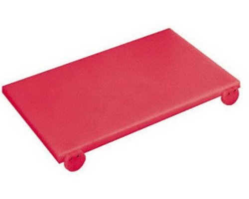 Доска разделочная с упорами Paderno 60x40 см (красная)