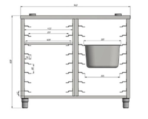 Подставка под пароконвектомат Grill Master ПКГ6/Г
