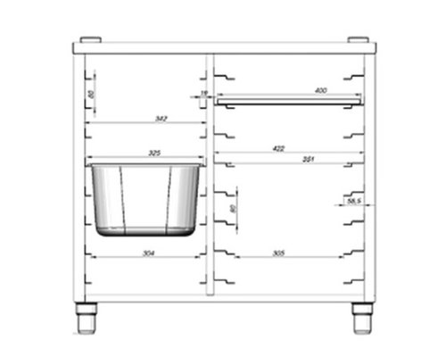 Подставка под пароконвектомат Grill Master ПКГ/И